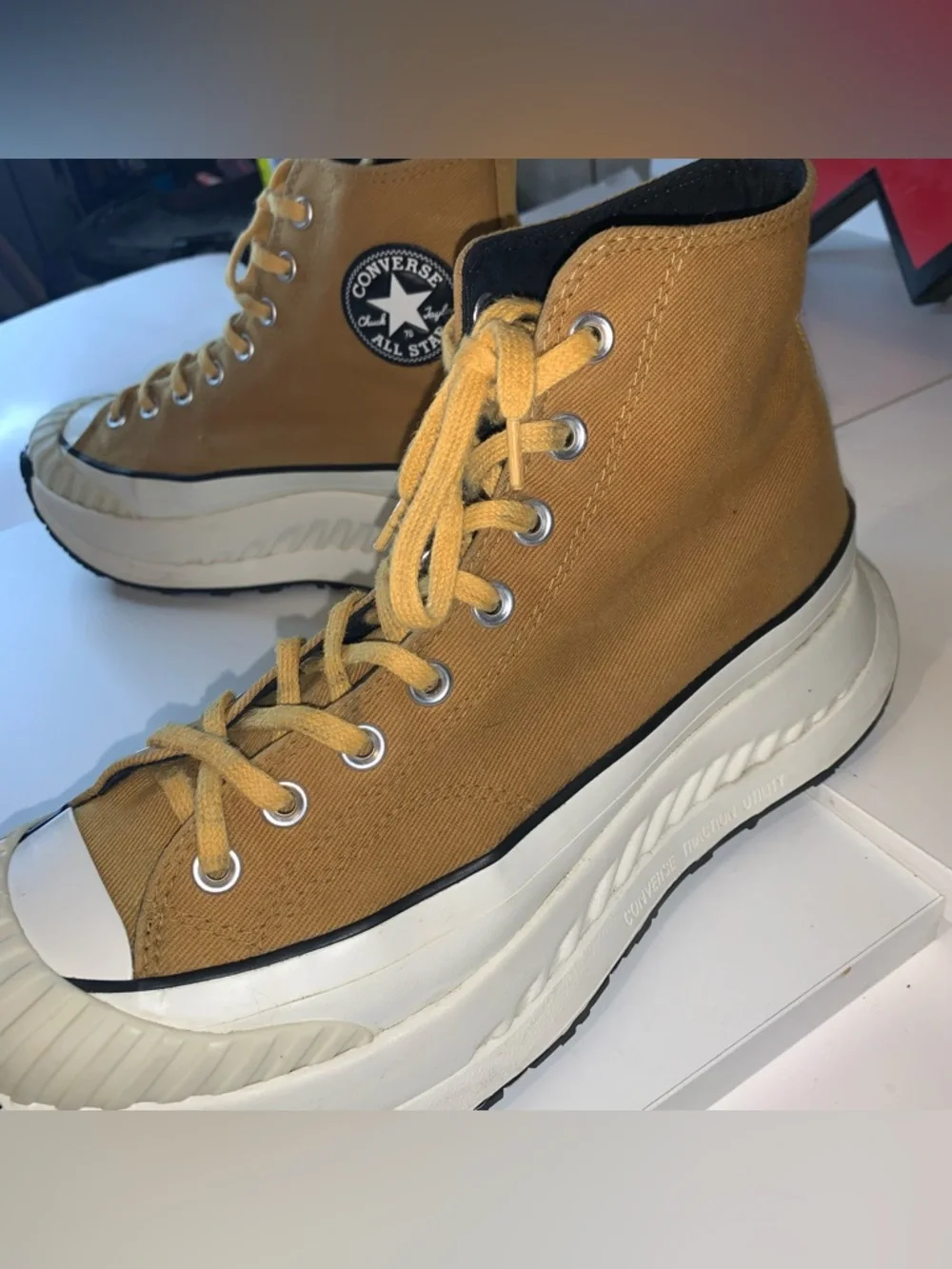 Converse Chuck 70 AT-CX High platform - Bunt Honey; Men’s 10.5 -Used No Box - Picture 10 of 11